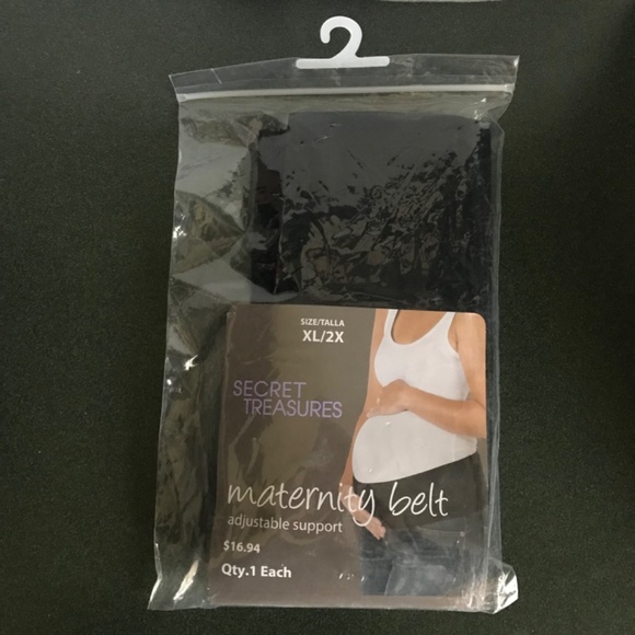 Secret Treasures Black Maternity Belt Adjustable Support Size XL/2X NWT - Picture 2 of 9